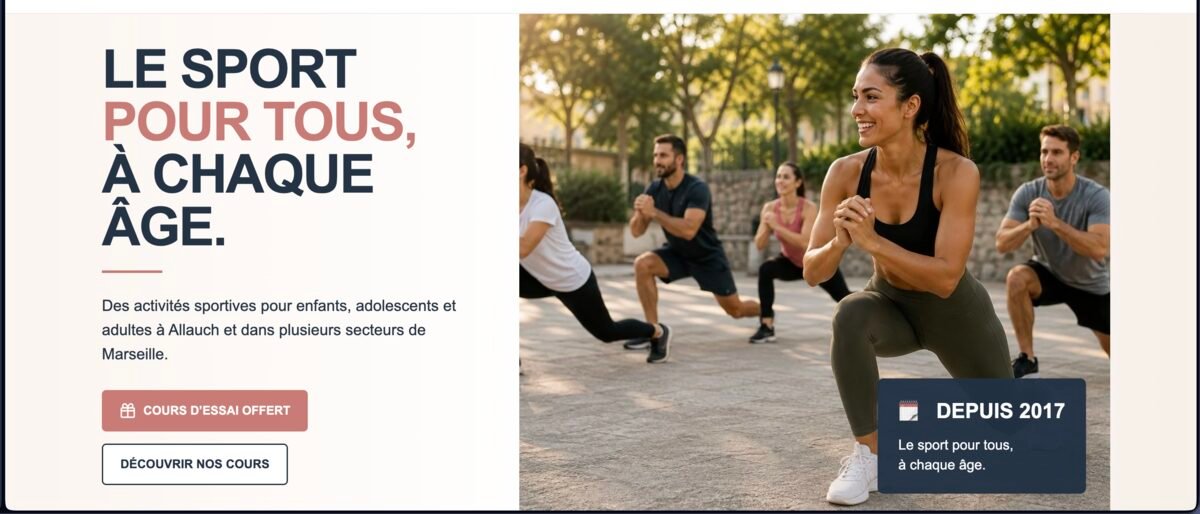 Aperçu du site Fit Passion 13
